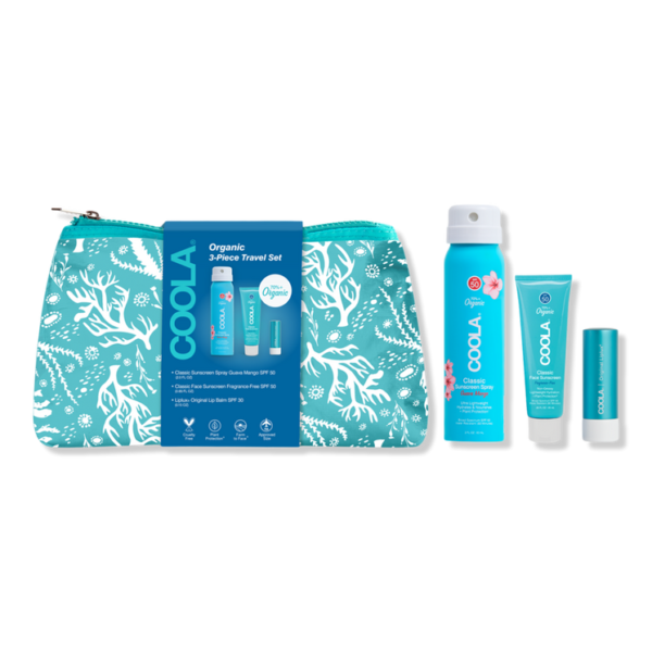 Coola 3 Piece Organic Suncare Travel Set